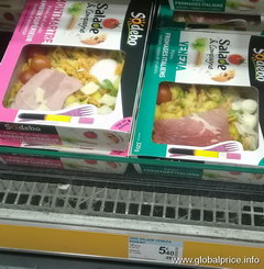 Prepared food in supermarkets in Paris, Lunches